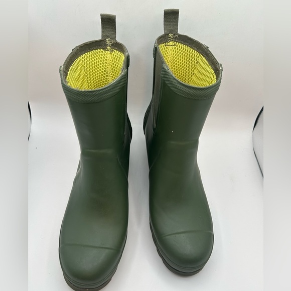 Sorel Joan Of Arctic Rain Wedge Rain Boots Chelsea Waterproof Green Rubber 11 - Picture 9 of 15